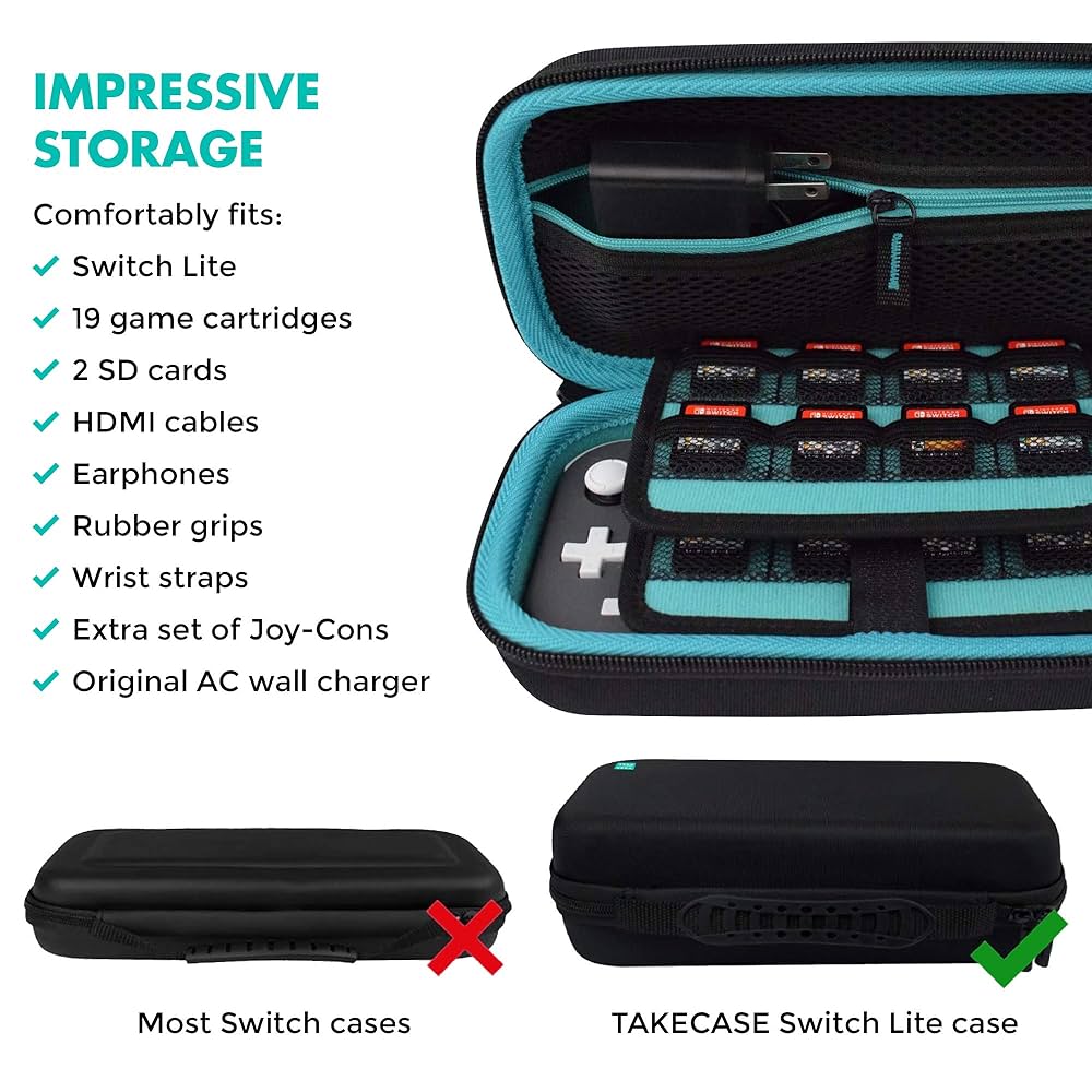 Amazon.co.jp: TAKECASE ハードシェルキャリーケース 任天堂